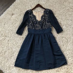 Eliza J navy blue dress size 6.